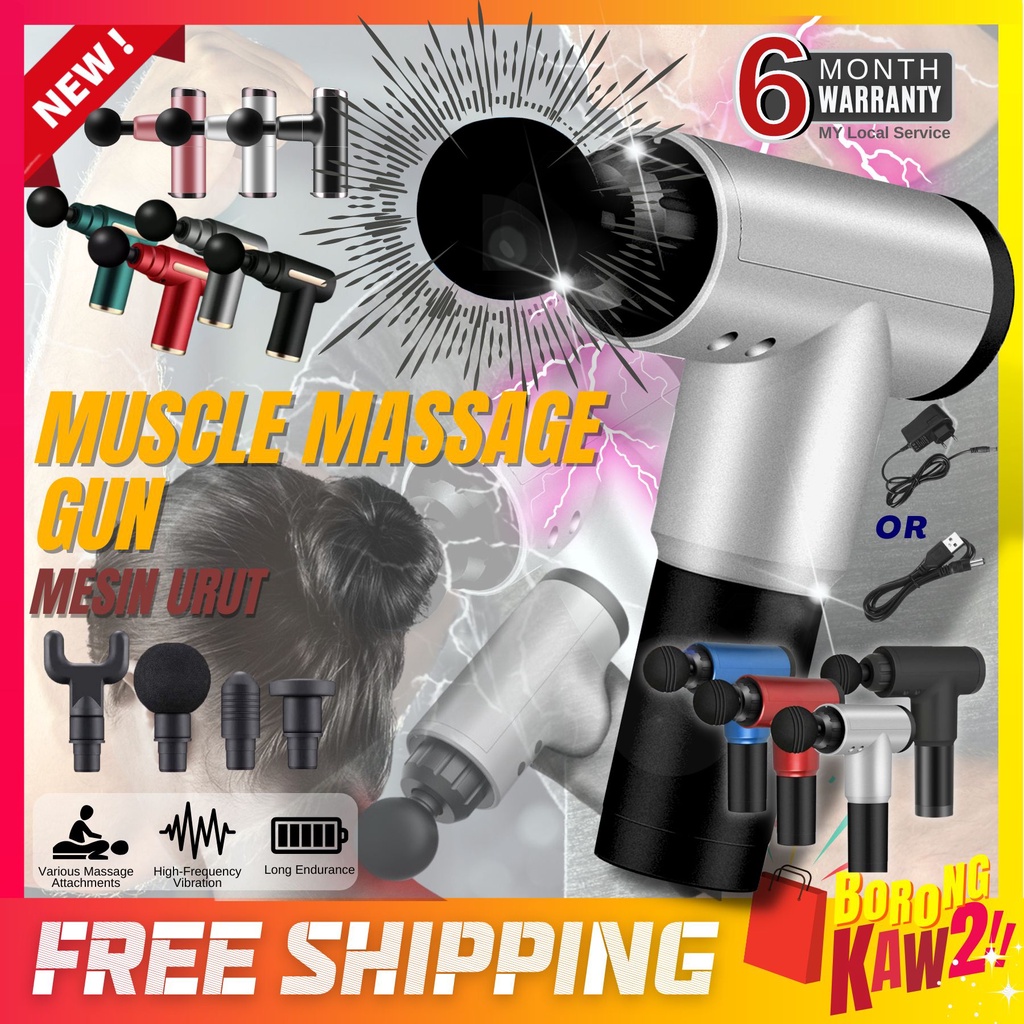 BKK Muscle Massage Gun Massage Machine Body Massage Machines Massager Gun Leg Massage Machine Mesin Urut Badan 筋膜枪