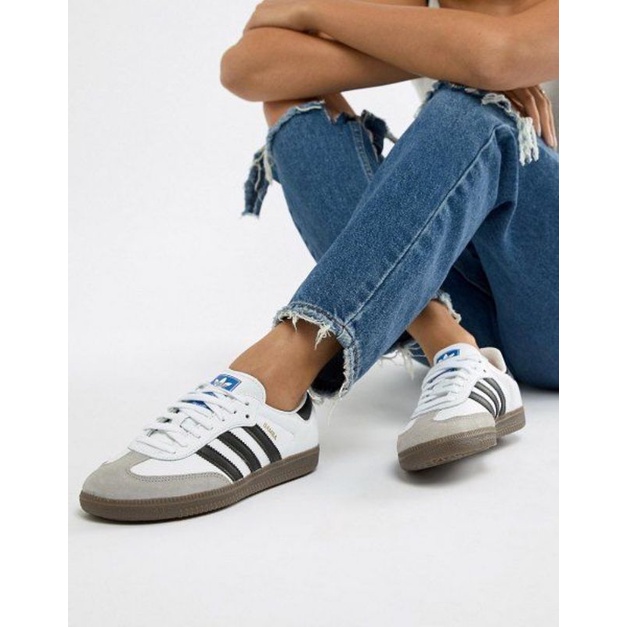 ⭐Eyyseasha Store⭐HOT ITEM Adidas original samba og shoes @ white 10UK |  Shopee Malaysia