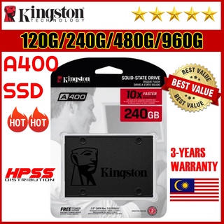 【Malaysia Stock】KINGSTON SSD 120GB 240GB 480GB 960GB SSD A400 SSD 120GB/240GB/480GB/960gb. AS340 silicon power adata SSD