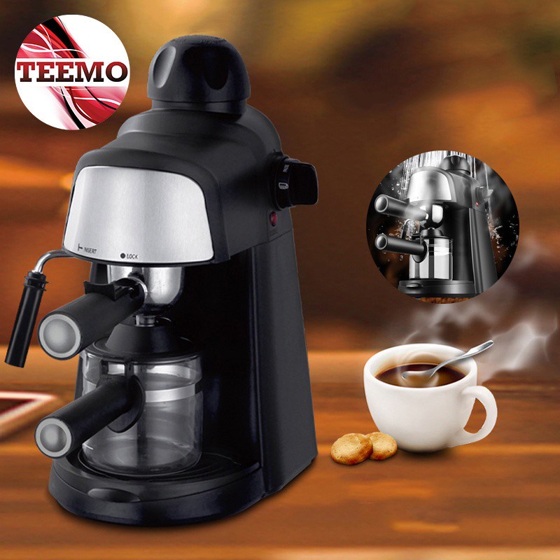 TEEMO Multifunctional Imported Steam Espresso Maker SemiAuto Espresso 5 Bar 240ML Electric