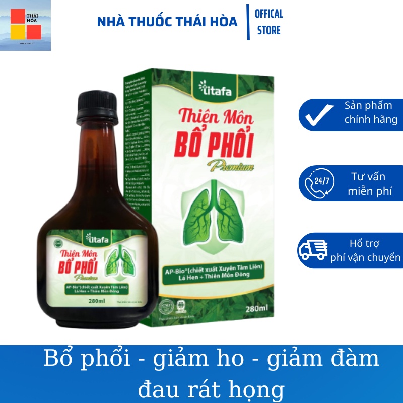 Premium Lung Tonic Support To Reduce Dry Cough Relieve Sore Throat