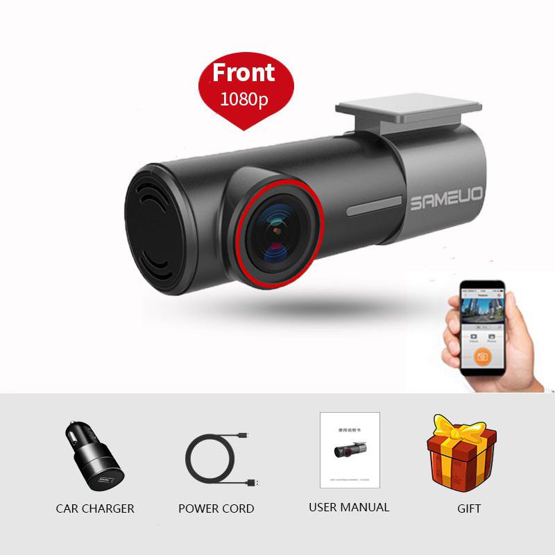  Ready Stock  Sameuo Dashcam Sony IMX FHD Car Recorder Dashcam WiFi Front Rear Camera 1440P 1080P U700 dashcam murah