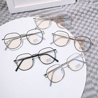 2021 New Anti-blue Light Eyewear Vintage Women's Men's Anti-radiation Net Red Transparent Computer Popular Frame Glasses Latest Reading Eyeglasses