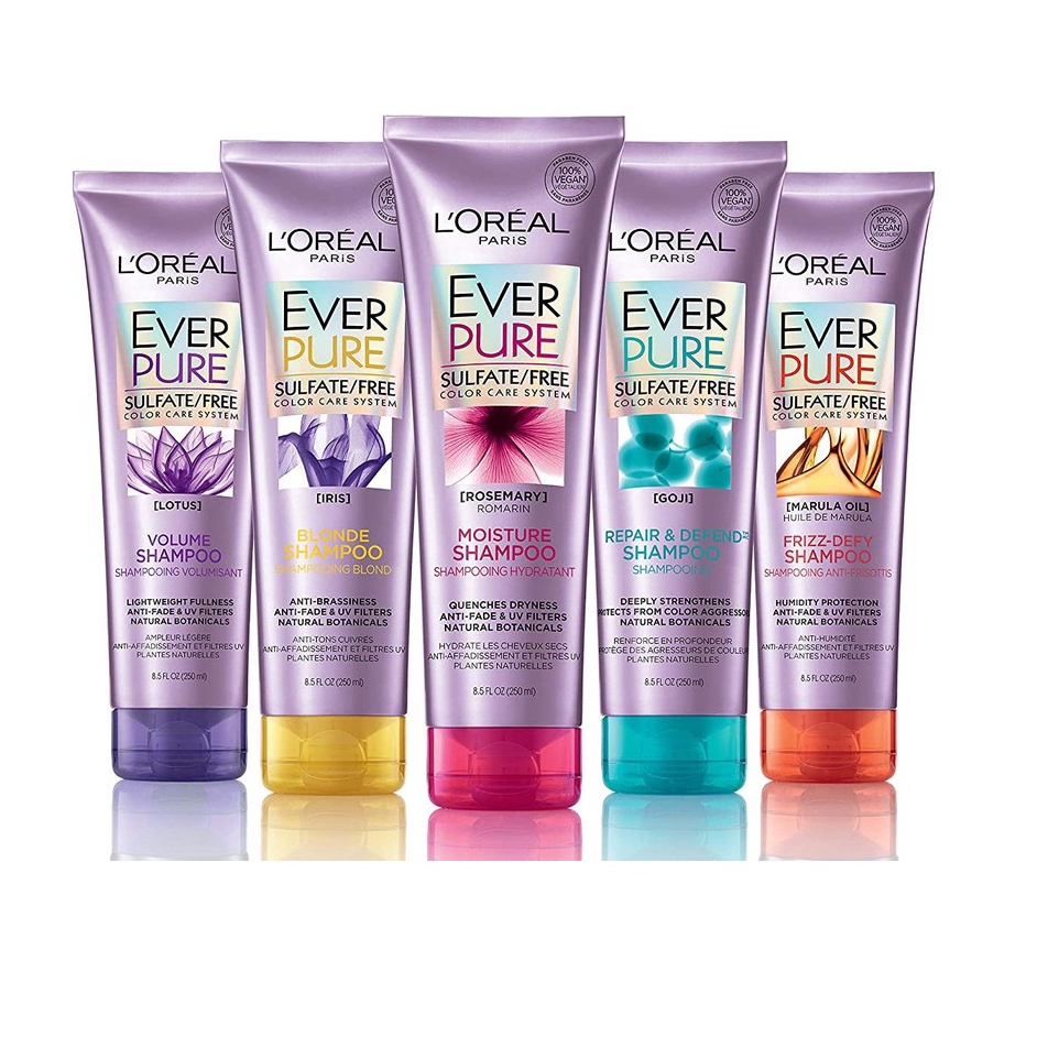 L'Oreal Paris EverPure Volume Shampoo conditioner | Thickening Strengthens | Blonde Color | Shopee Malaysia