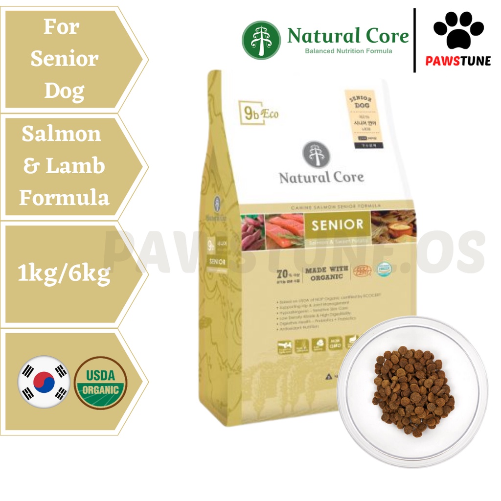 [QR-Code] Natural Core ECO9b Organic Senior Salmon + Lamb Dog 1kg/6kg ...