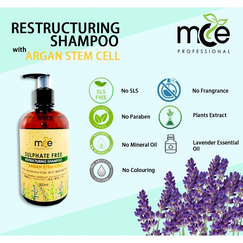 MCE RESTRUCTURING SHAMPOO[ANTI HAIR LOSS&HAIR CARE 500ml]