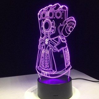 Thanos Infinity Gauntlet Avengers Infinity War Gloves 3d Night Lights Shopee Malaysia - roblox infinity gauntlet item