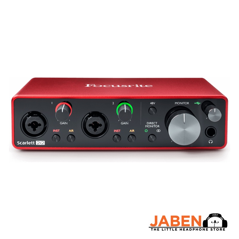 Focusrite Scarlett 2i2 Professional Audio Interface Headphone USB DAC AMP Shopee Malaysia