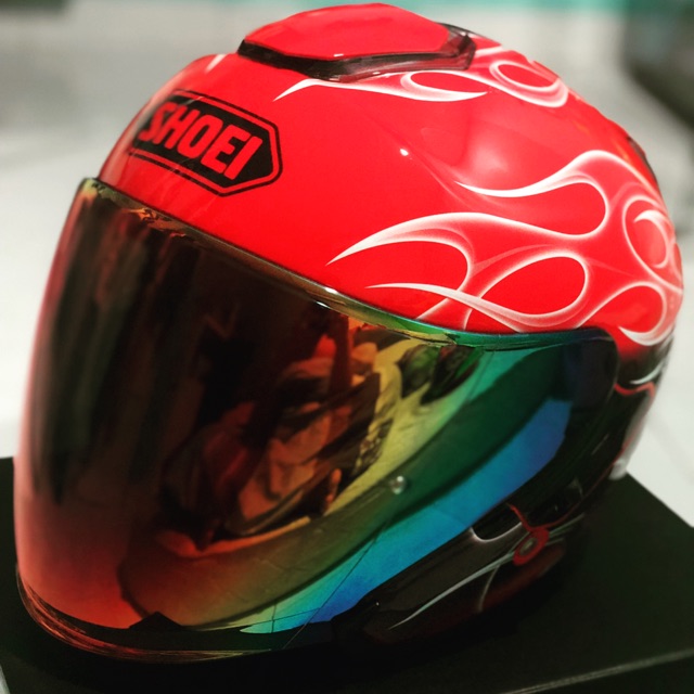 ORIGINAL SHOEI REBORN MERAH (RED) TC-10 LIMITED EDITION ...