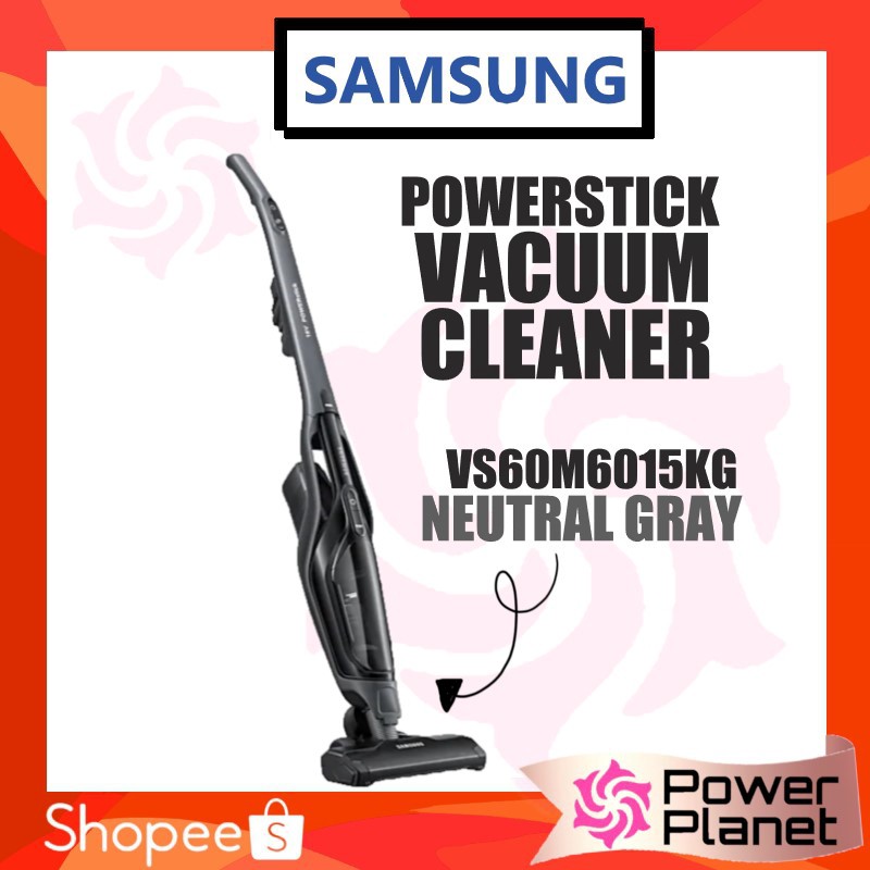 Samsung vacuum vs60m6015kg powerstick essential, extreme suction power