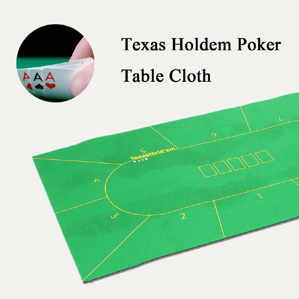 180X90cm 10 Player Folding Felt Rotary Texas Poker Table Cloth Mat