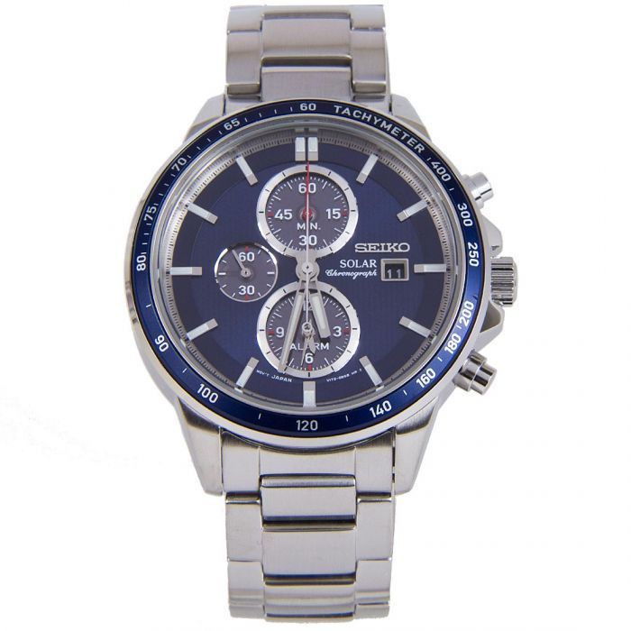 seiko solar blue dial