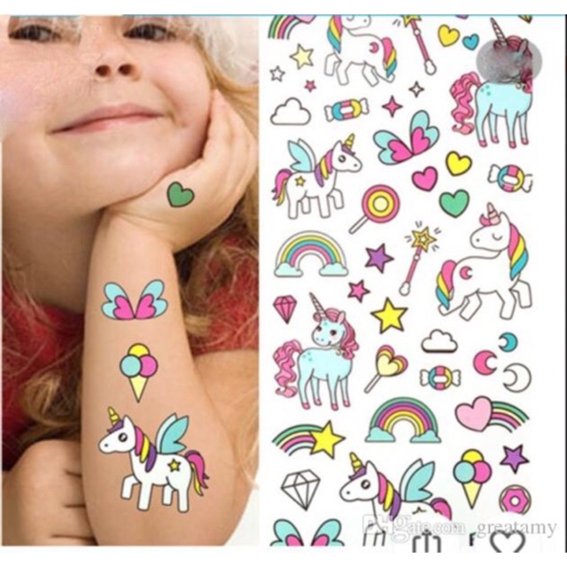 Cute & Fashion temporary Tattoo (5pc in a packet) Shopee Malaysia
