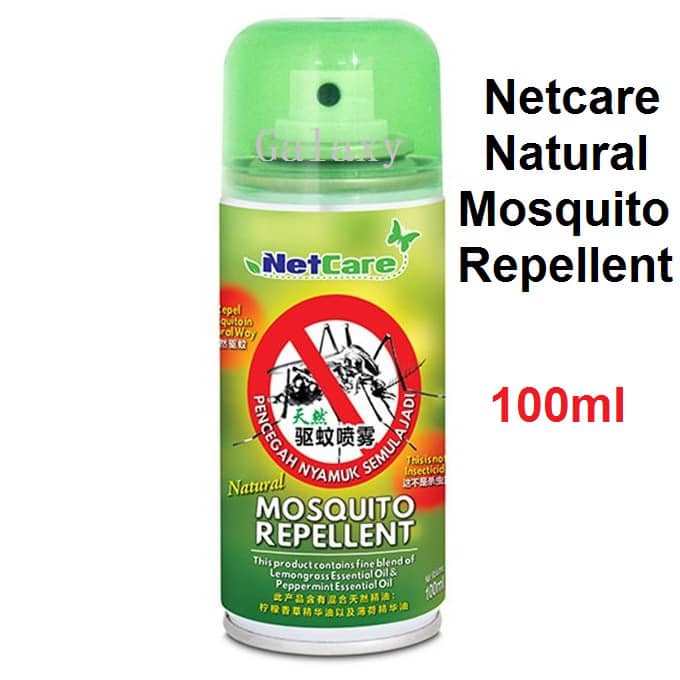 Netcare Natural Mosquito Repellent for Body Spray (100ml) Pencegah