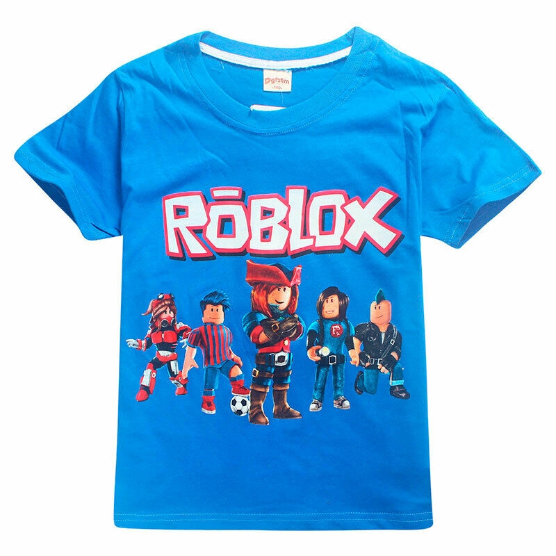 Roblox Kids Boys Girls Short Sleeve T Shirts Cotton Tops T - 