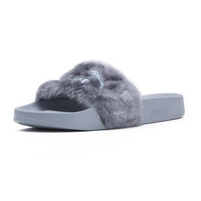 puma fluffy sandals