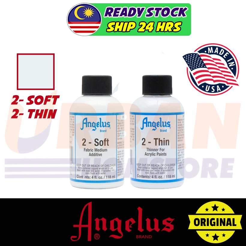 Angelus 2Thin 2Soft fabric medium Paint additives Acrylic paint Gac