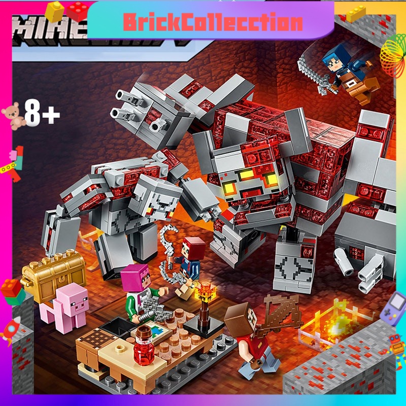 Redstone GOLEM BOARTS Blocks Children Toy Building Blocksminecraft ...