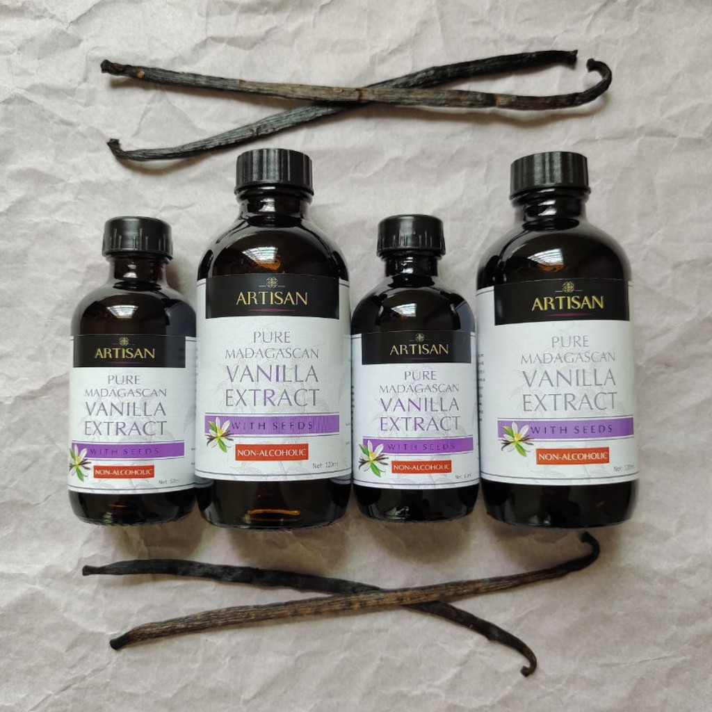 ARTISAN Pure Madagascan Vanilla Extract (NON-ALCOHOLIC)/Pure Vanilla ...