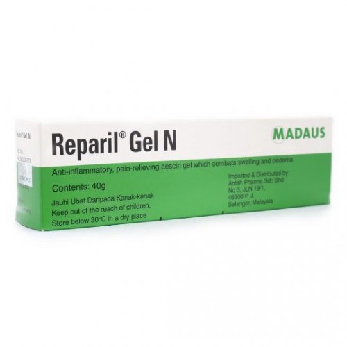 Reparil Anti Inflamatory Gel N 40g Shopee Malaysia