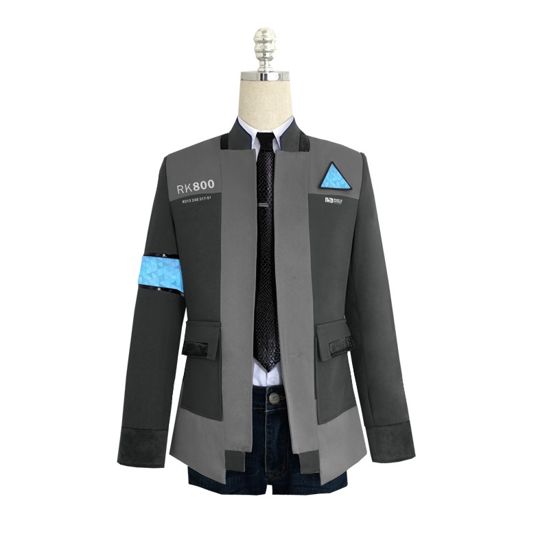 Game Detroit Become Human Connor Rk800 Agent Uniform Suits Cosplay