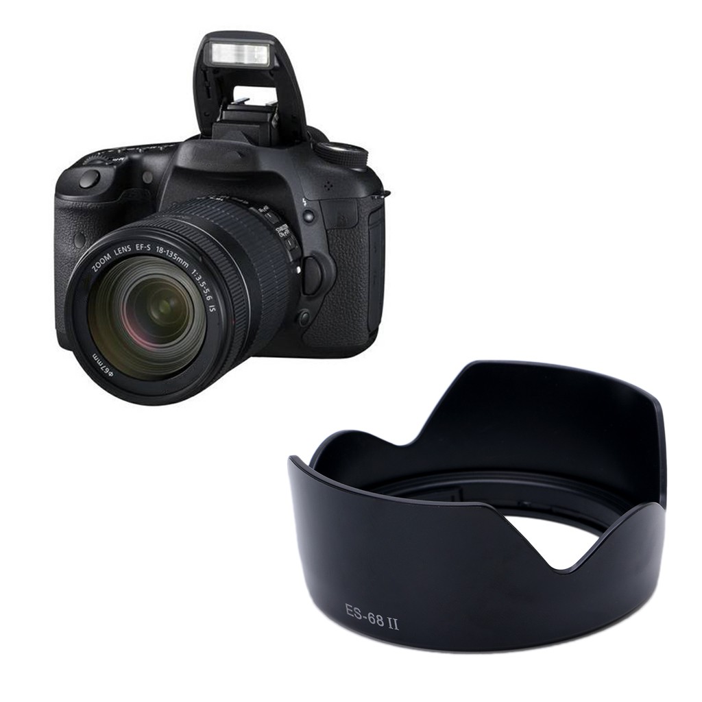 ES68 II Mount Lens Hood For Canon EF 50mm f/1.8 STM Lens Petal