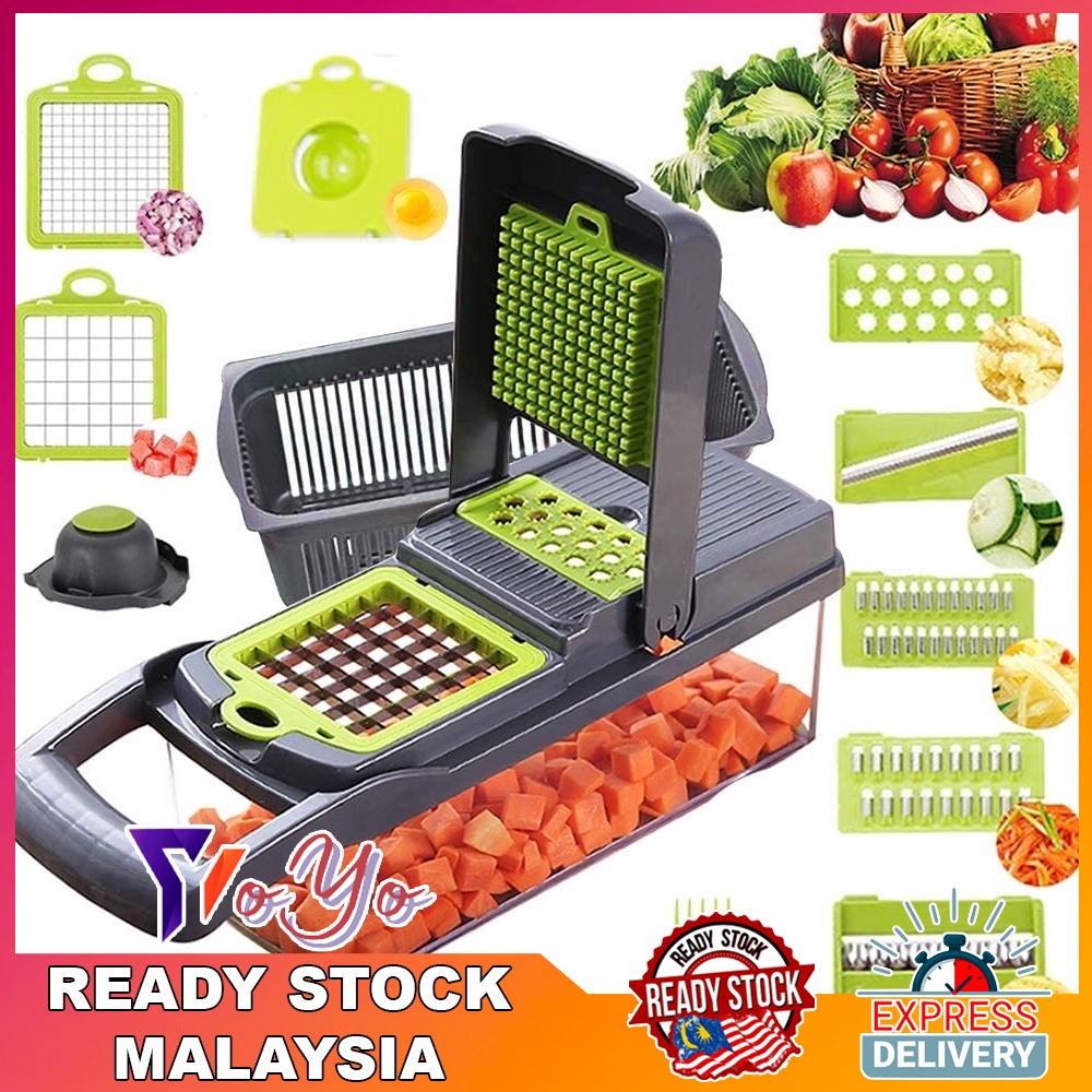 11 in 1 Multifunction Mandoline Slicers Vegetable Slicer Graters and