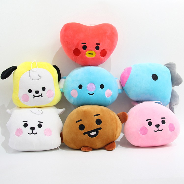 BTS BT21 Cartoon combination expression plush doll machine ...