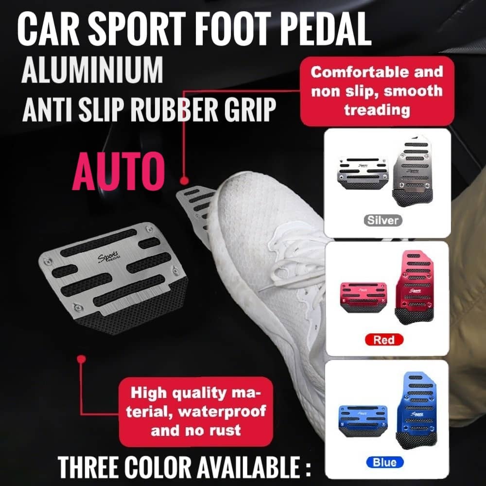 Car Pedal Cover Pad Foot Pedal Auto Non Slip Mat Oil Clutch Brake Extender Rubber Car Accessories