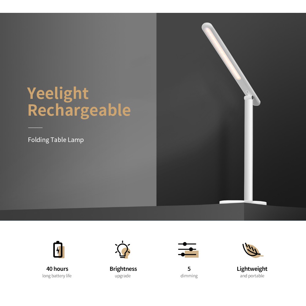 yeelight rechargeable folding desk lamp