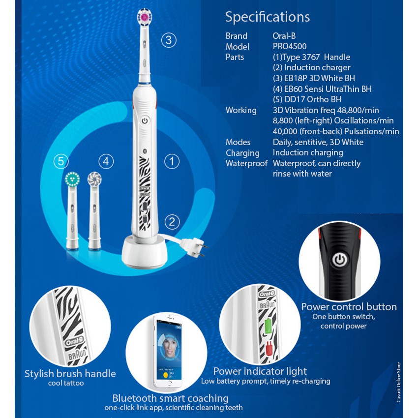 oral b 3767 bluetooth