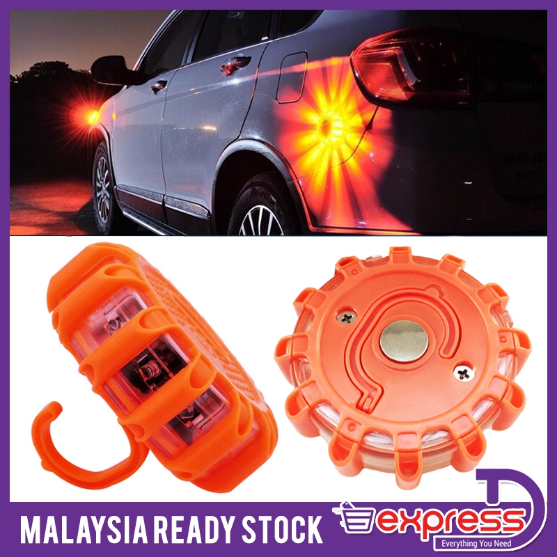 15 LED Road Safety Emergency Flashing Warning Light for Car