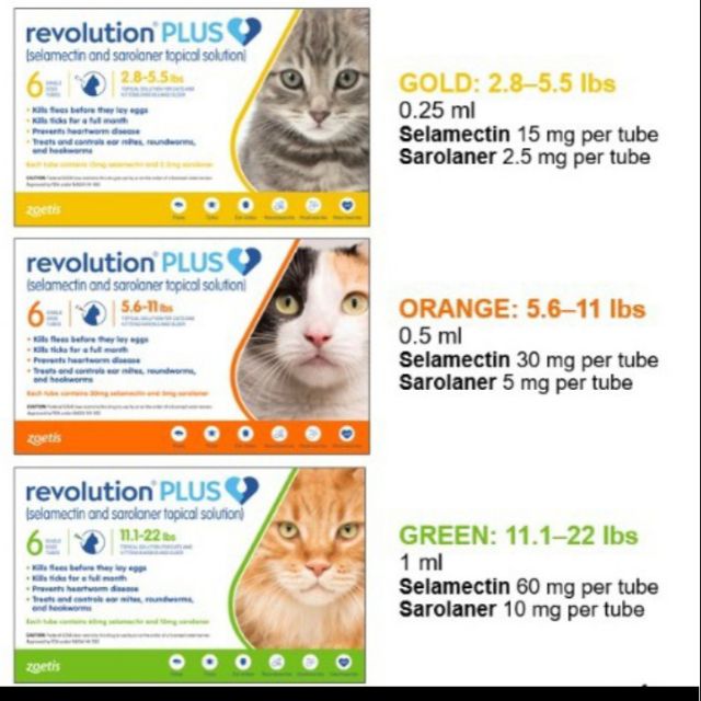revolution plus green for cats