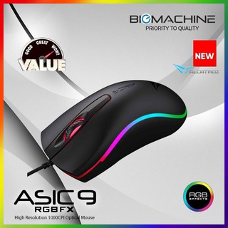 Alcatroz Asic 9 RGB Hi-Definition USB Wired Mouse (2 Years Warranty)