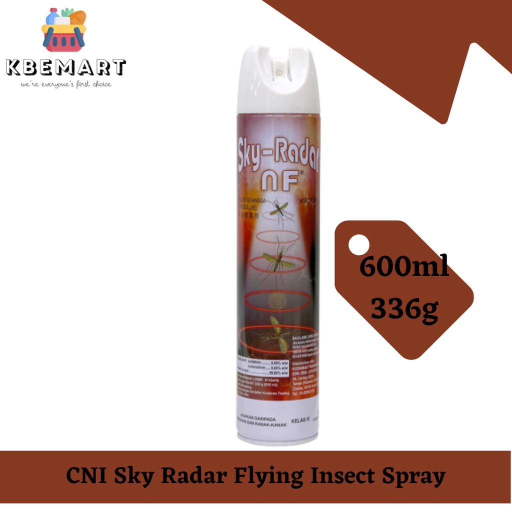 CNI SkyRadar Flying Insect Spray 600ml/336g Shopee Malaysia