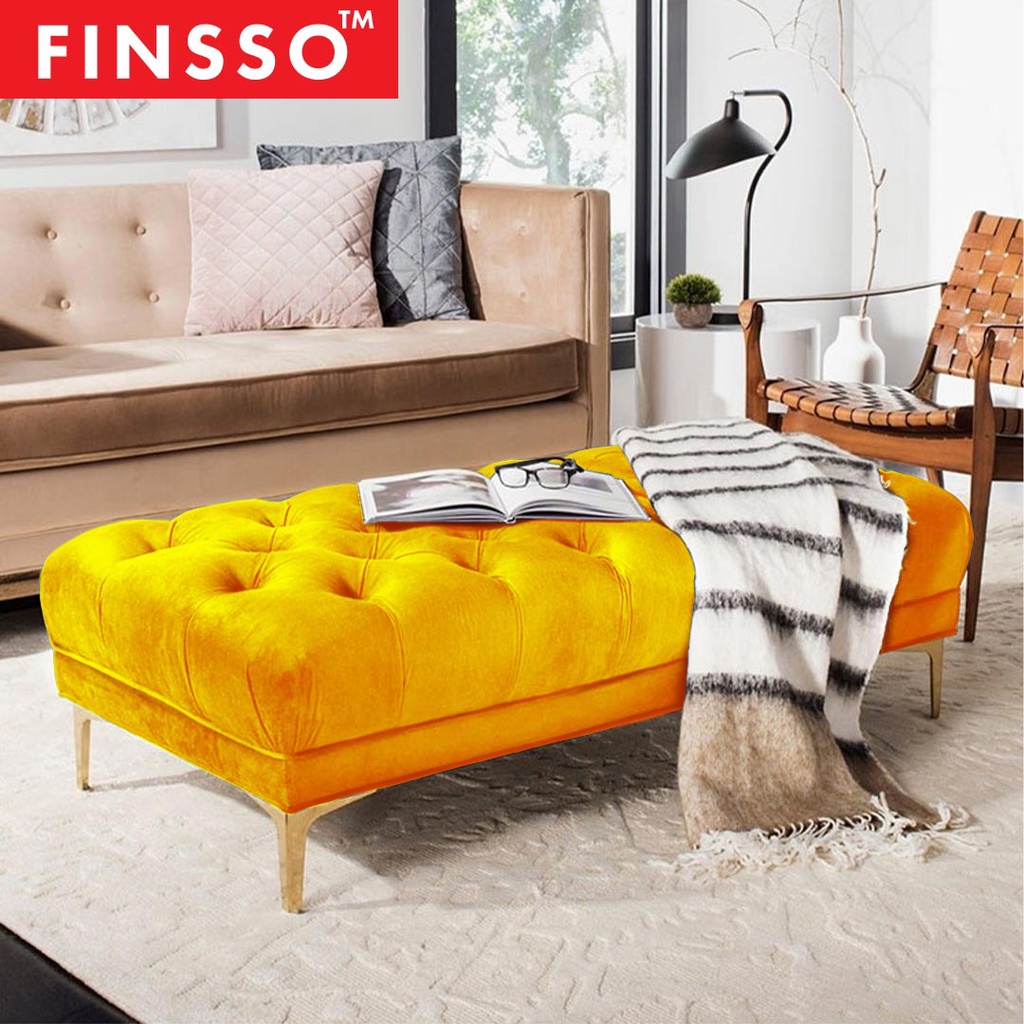 FINSSO: Otman Sofa 103 Simple and Domain Ottoman Bench Chair