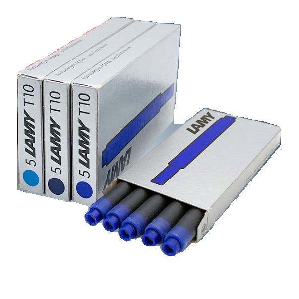 BLACK Four packs of Lamy T10 fountain pen ink cartridges