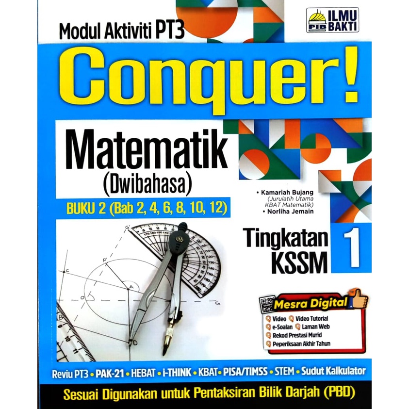 Modul Aktiviti Pt3 Conquer Matematik Dwihabasa Modul Aktiviti Pt3 Tingkatan 1 2 3 Penerbit Ilmu Bakti Shopee Malaysia