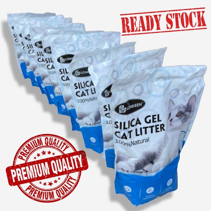 Crystal Lonkeen Silica Gel Cat Litter 38 liters/16 kg (10 packs)