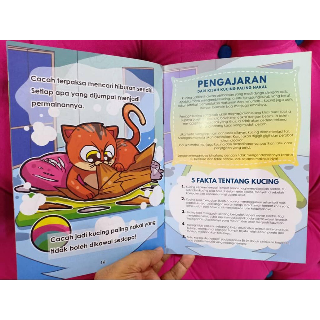 Koleksi Buku Blink Set Kanak-kanak Buku Kucing Paling Best Beli 5 