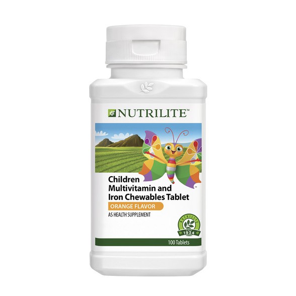 Buy Nutrilite Children Multivitamin And Iron Chewables Tablet - 100 Tab ...