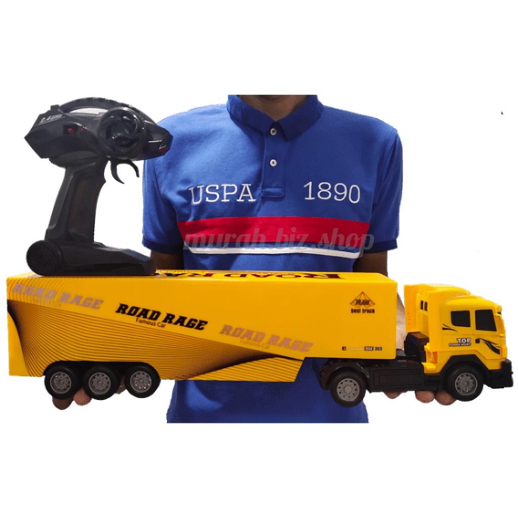 Buy Hot Rc Truck Trailer Lori Control Truck Toys Rc Car Kargo Lori Kontena Rc Truck Construction Toy Vehicle Mainan Seetracker Malaysia