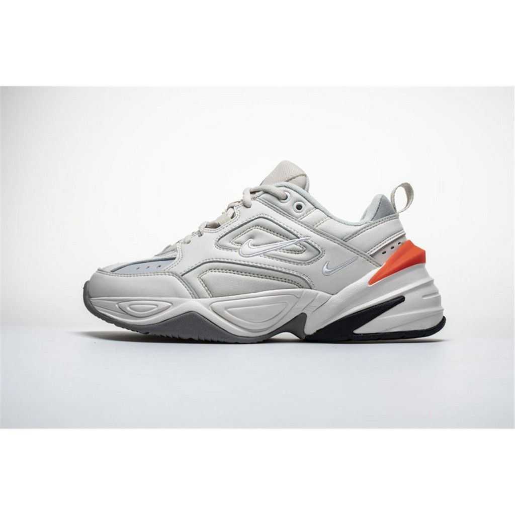 nike m2k tekno white orange