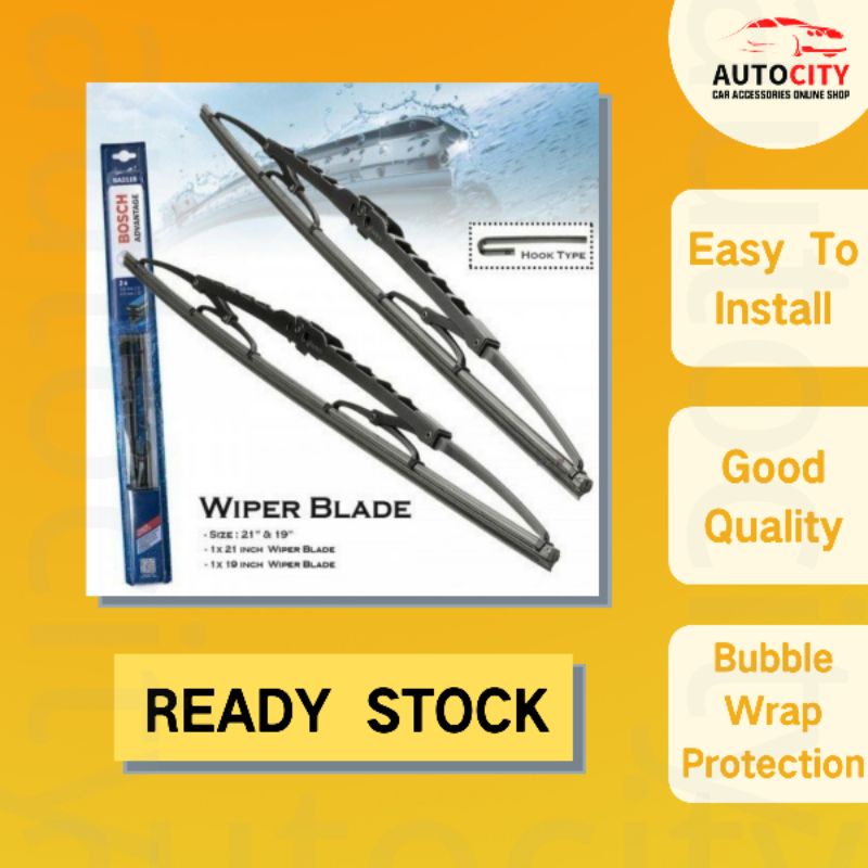Perodua Axia Car Windscreen Wiper Size 21" / 14" Bosch Advantage