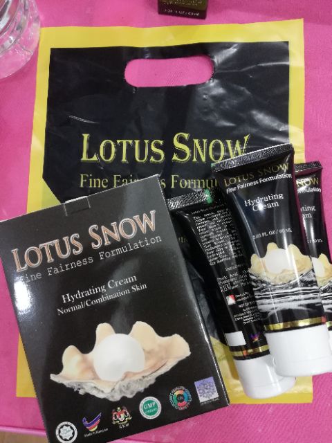 lotus snow hydrating cream