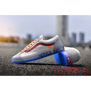 clear bottom vans