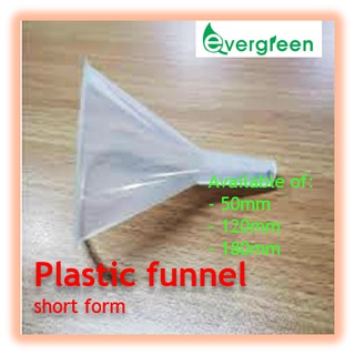 Plastic Laboratory Filter Funnel short form in various size
