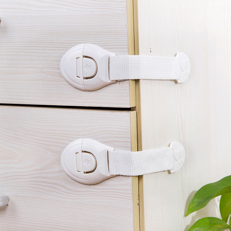 Adhesive Safety Latches Door Cupboard Cabinet Fridge Drawer Locks