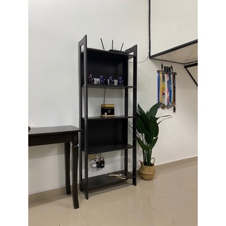 Laiva Bookcase Shelf Black Brown Rak Buku Hitam Shopee Laiva Bookcase Shelf Black Brown Rak Buku Hitam Shopee