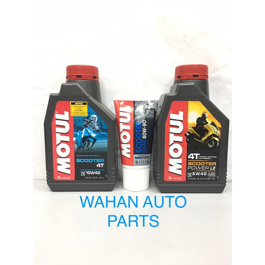 MOTUL 4T SCOOTER ENGINE OIL AND GEAR OIL Shopee Malaysia